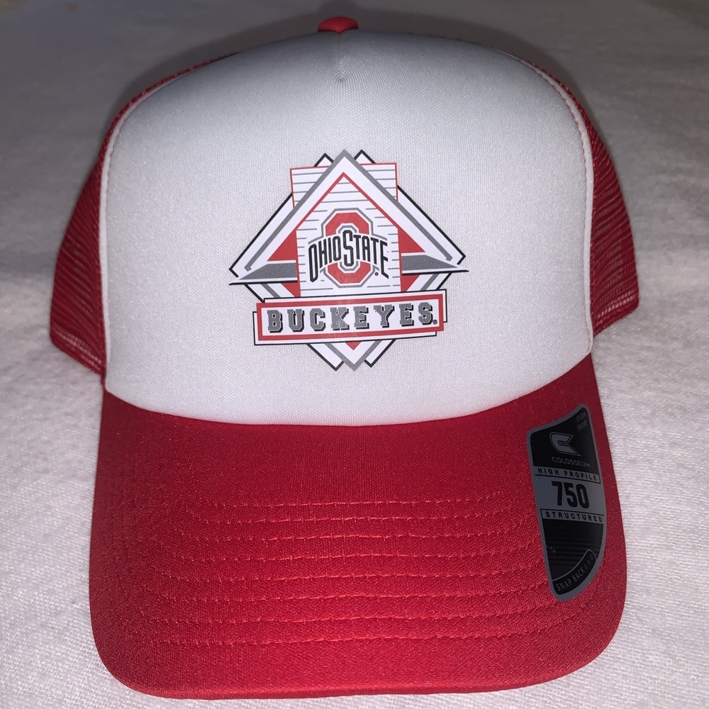 NWT Colosseum Ohio State University Buckeyes Official OSU Cap Hat Mesh Snapback